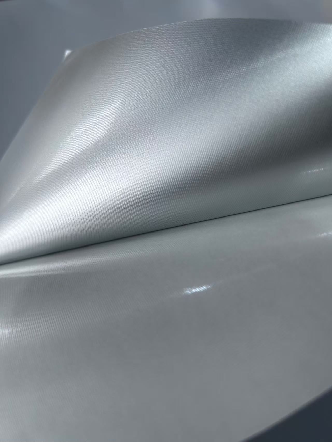 Wholesale Self Adhesive PET Film|Matte White Checkered PET Film with 80g Glassine Liner|selfadhesivefilm.com