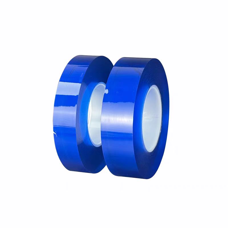Wholesale 0.05mm Light Blue PET Insulation Tape | High Temp Polyester PET Film Adhesive Tape|selfadhesivefilm.com