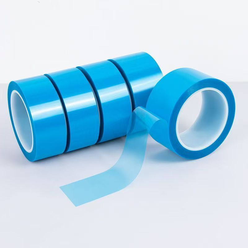 Wholesale 0.05mm Light Blue PET Insulation Tape | High Temp Polyester PET Film Adhesive Tape|selfadhesivefilm.com