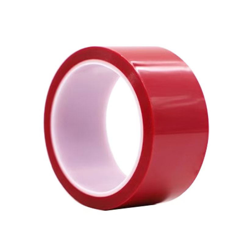 Wholesale 0.06mm Pink PET Insulation Tape | High Temp Polyester PET Film Adhesive Tape|selfadhesivefilm.com